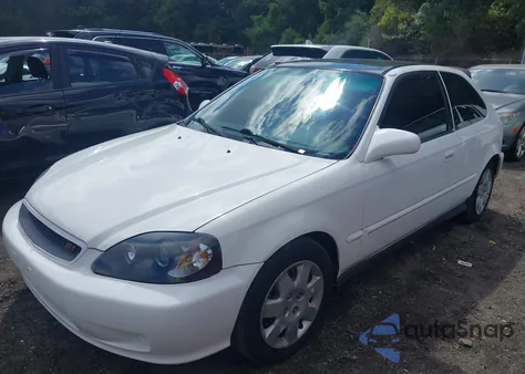 1997 Honda Civic Dx из США, поврежденный, VIN 2HGEJ6442VH114623